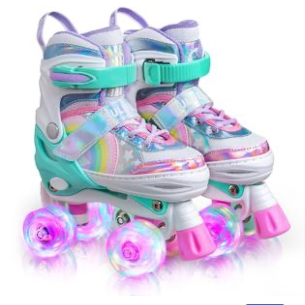 🛼Sulifeel Rainbow light-up Roller Skates 🛼